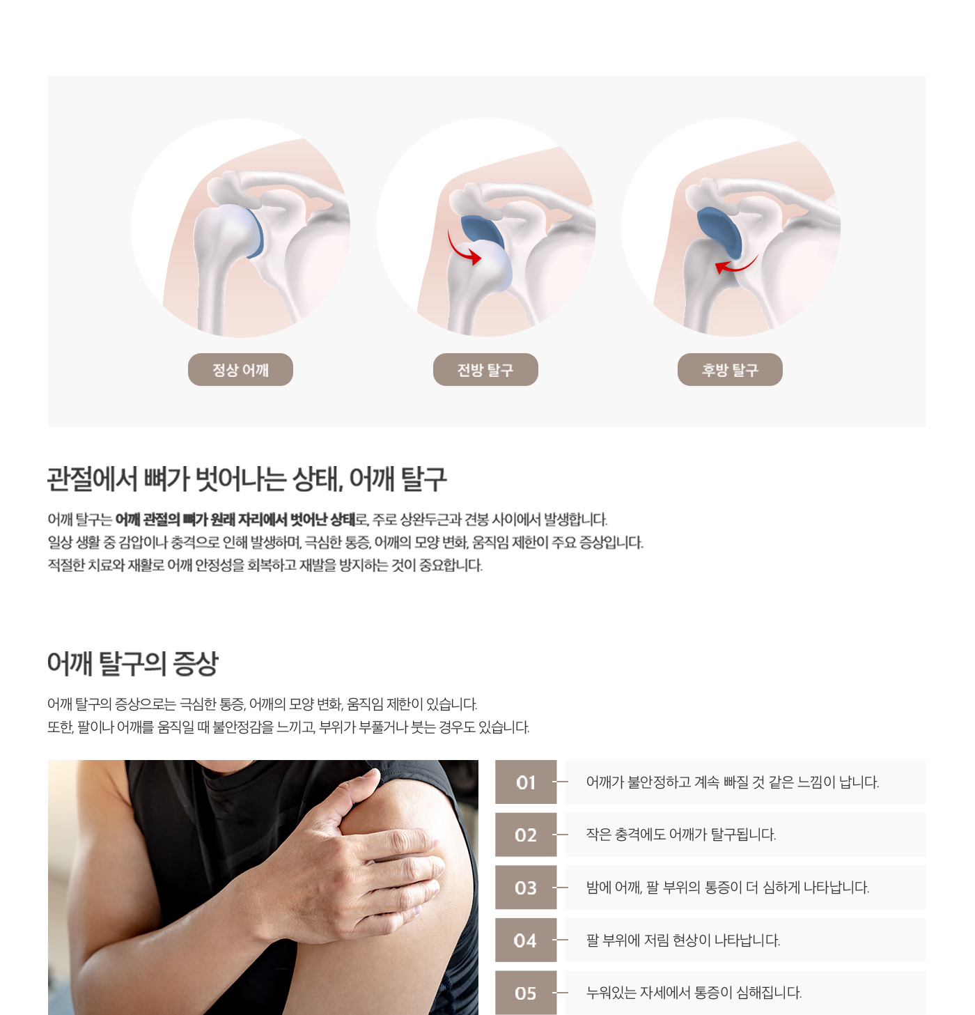 어깨 탈구