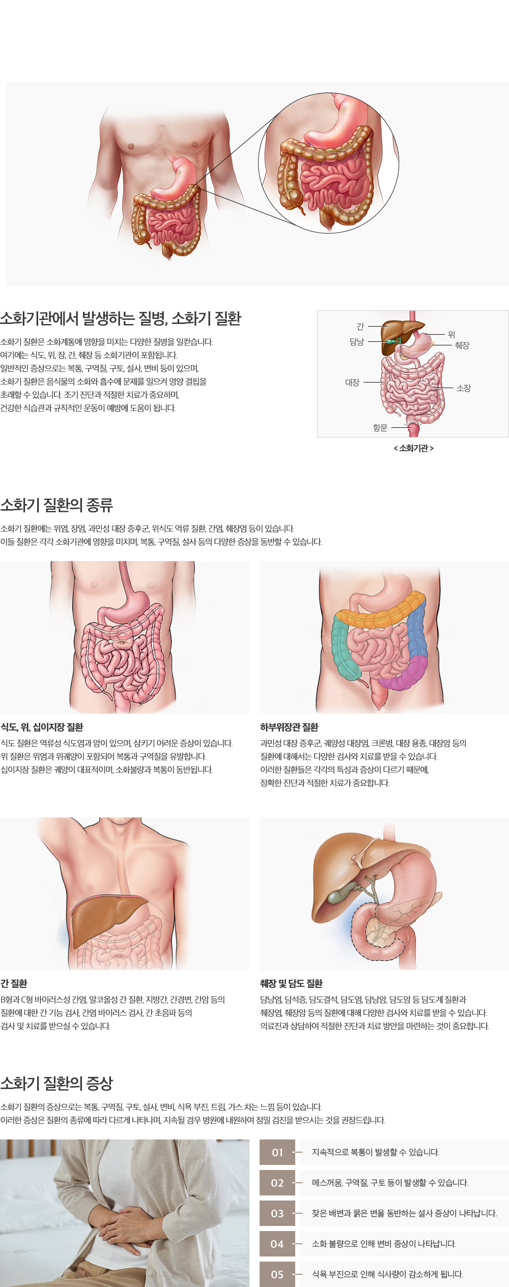 소화기질환 설명